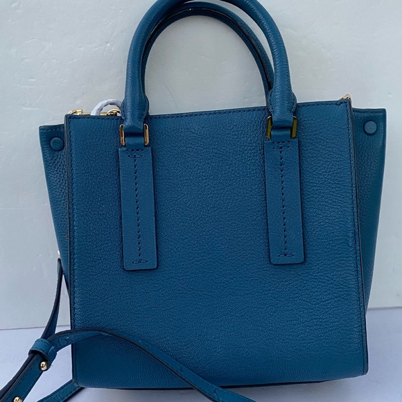 NOWT Michael Kors Teal Mini Bag with Gold Chain $328 Retail - Picture 2 of 4